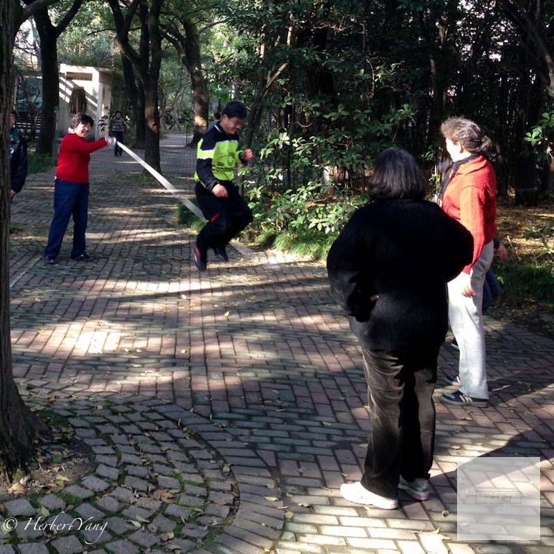 中山公园的舞者